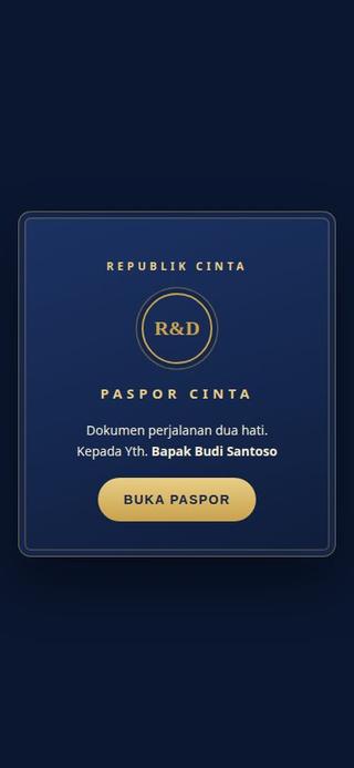 Paspor Cinta
